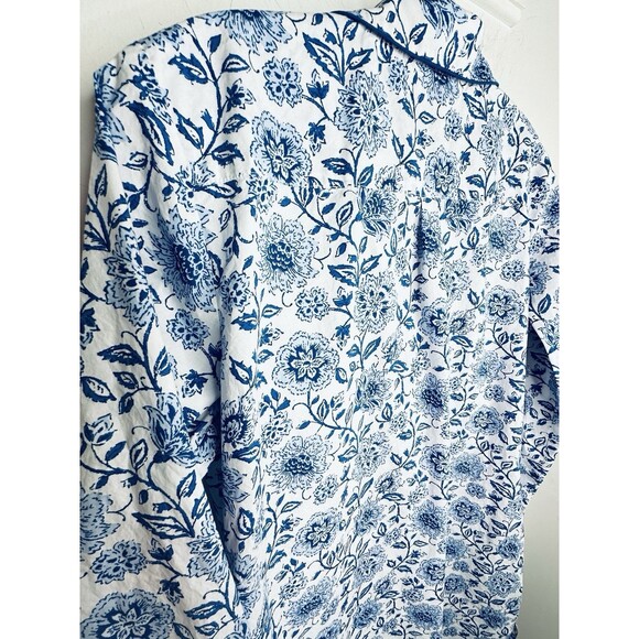 The Company Store Nightshirt Small Cottagecore Button Front Cotton Nightgown - Picture 10 of 10